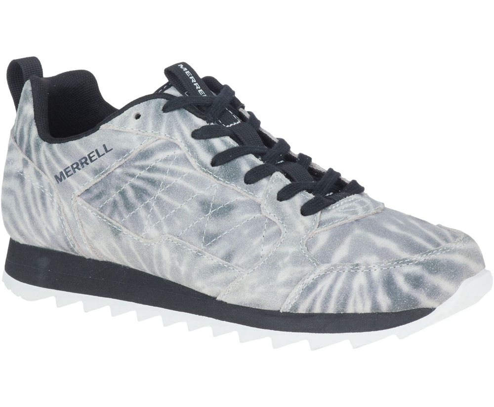 Merrell Sneakers White/Black - Alpine Tie Dye Suede - Womens 93INAWXPR